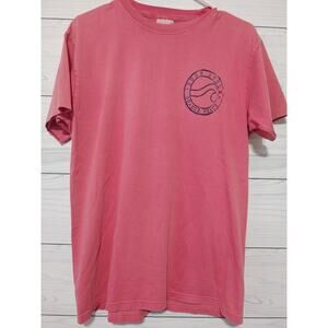 Womens Surf Style  Orange Beach tee sz M